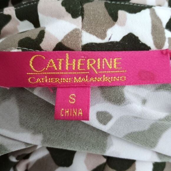 CATHERINE MALANDRINO CAMO TOP SZ.S EUC - Picture 6 of 7